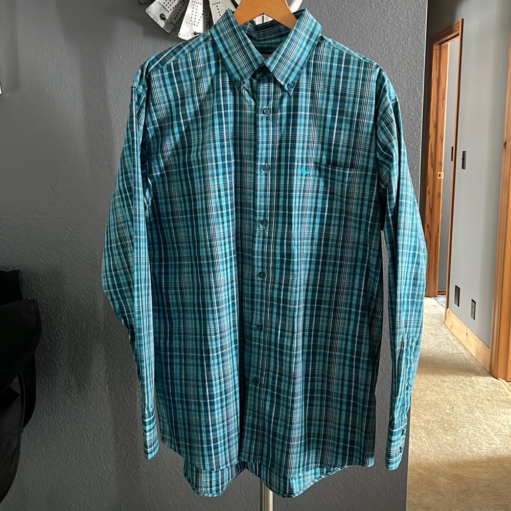 Cody James Plaid Button Down Western Shirt